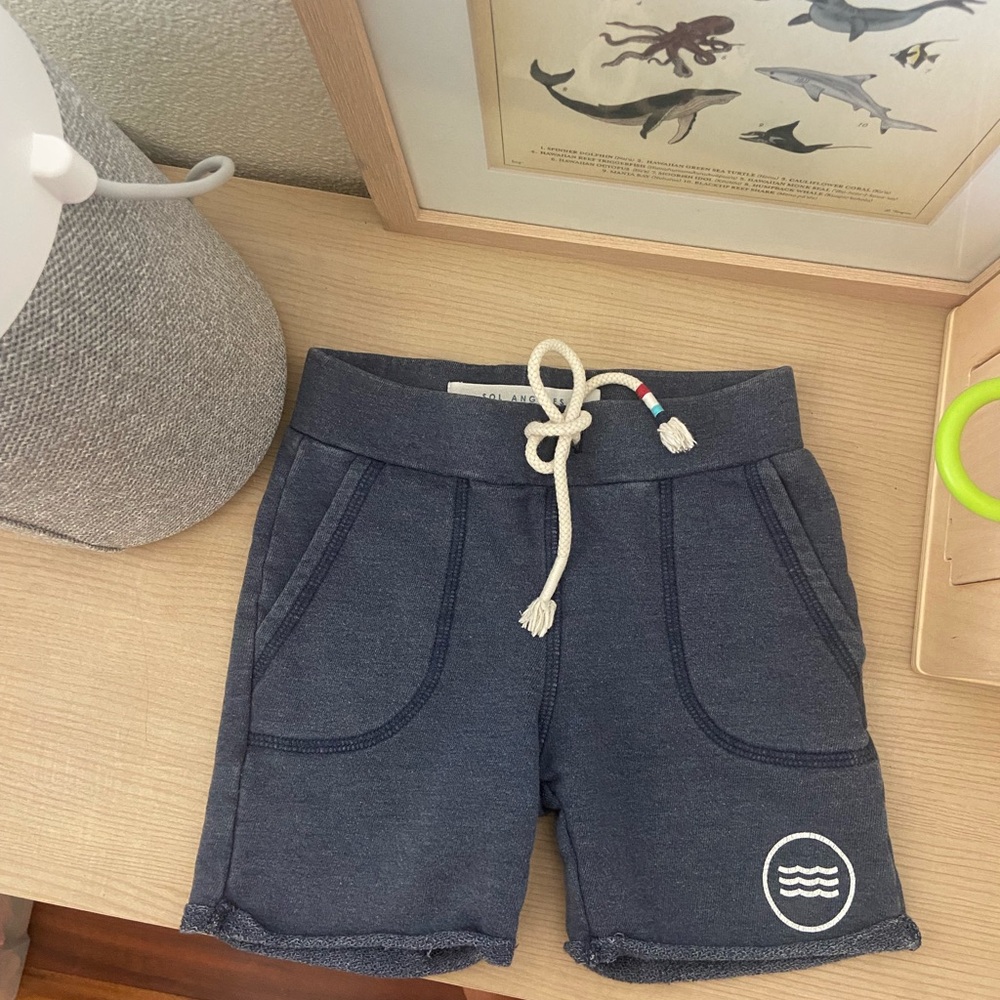 Navy Blue Kids Shorts